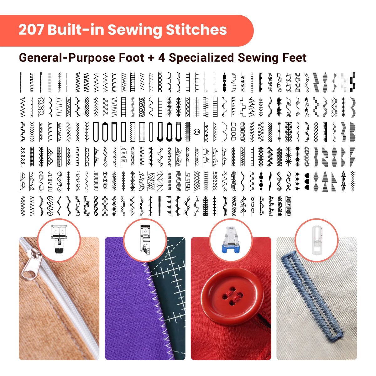 (2in1) Home Computerized Sewing & Embroidery Machine
