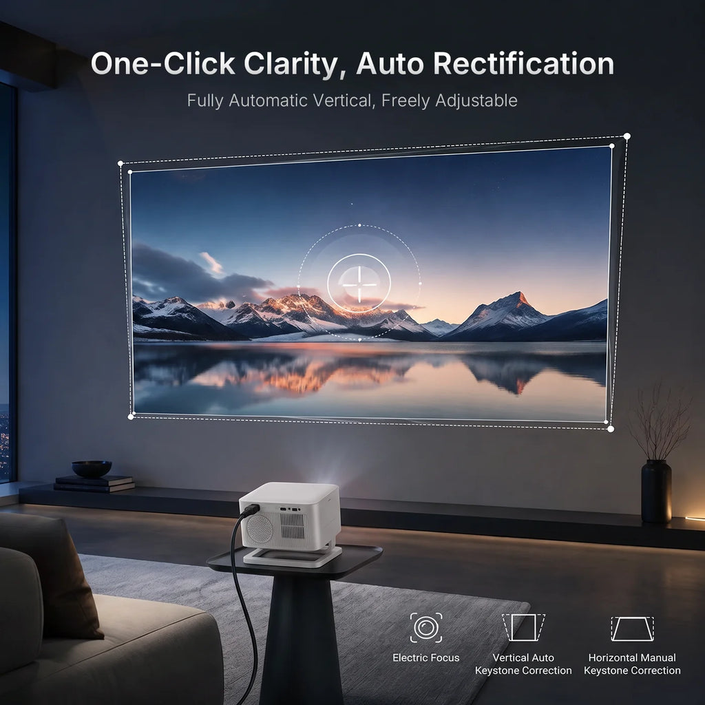 Portable Mini Projector for Home Outdoor Theater