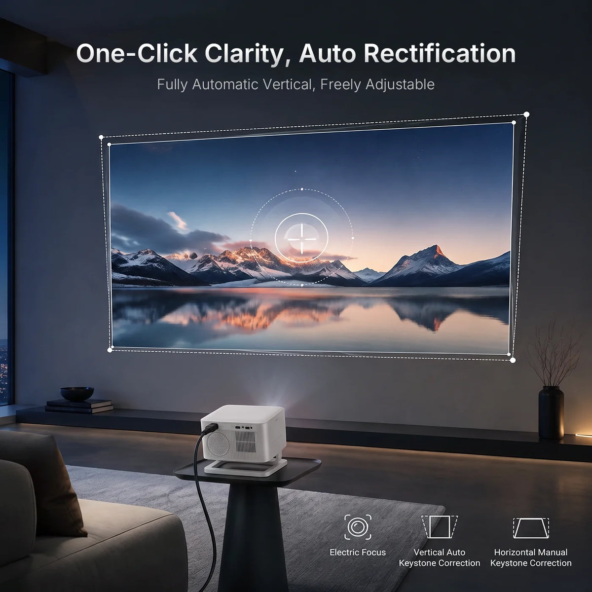 Portable Mini Projector for Home Outdoor Theater