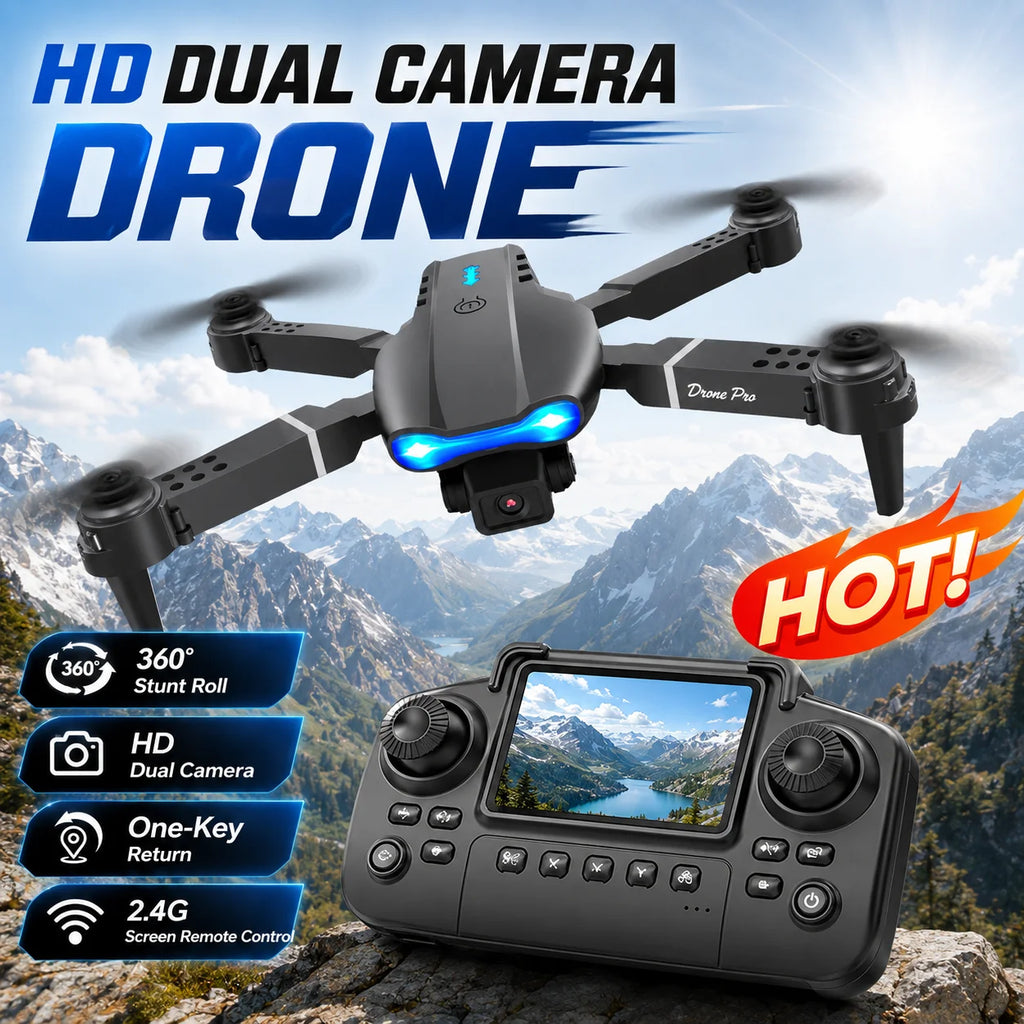 Foldable Remote Control Quad Copter Drone