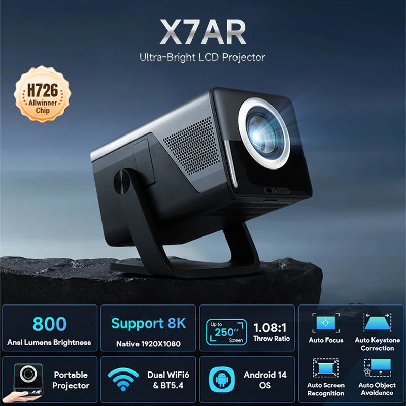 8K Smart Projector with Android 14