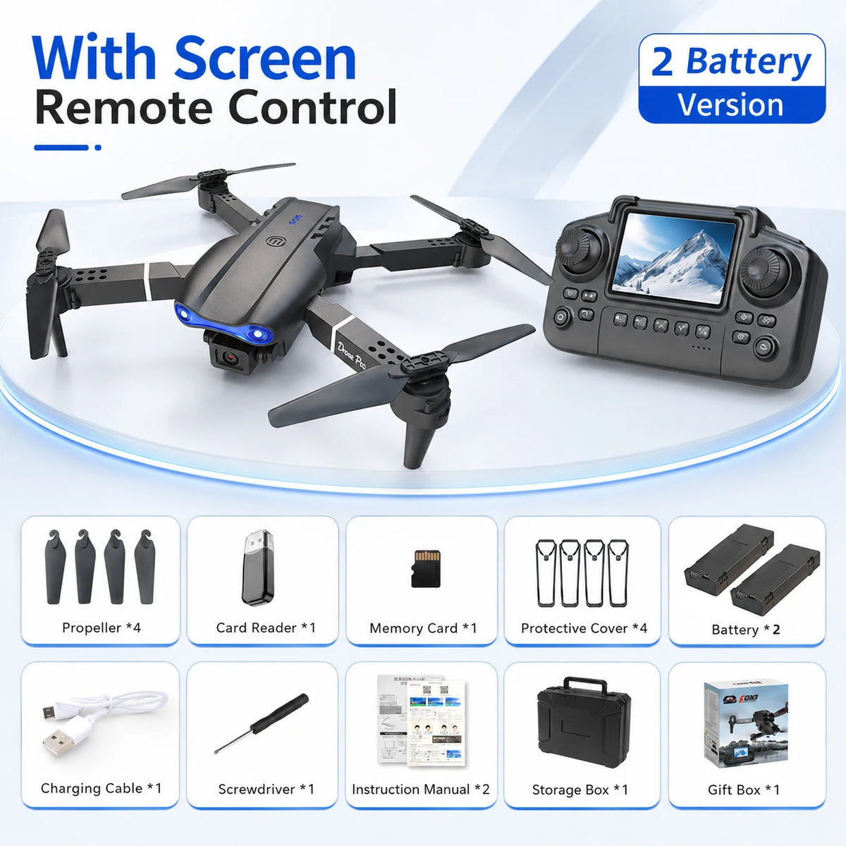 Foldable Remote Control Quad Copter Drone