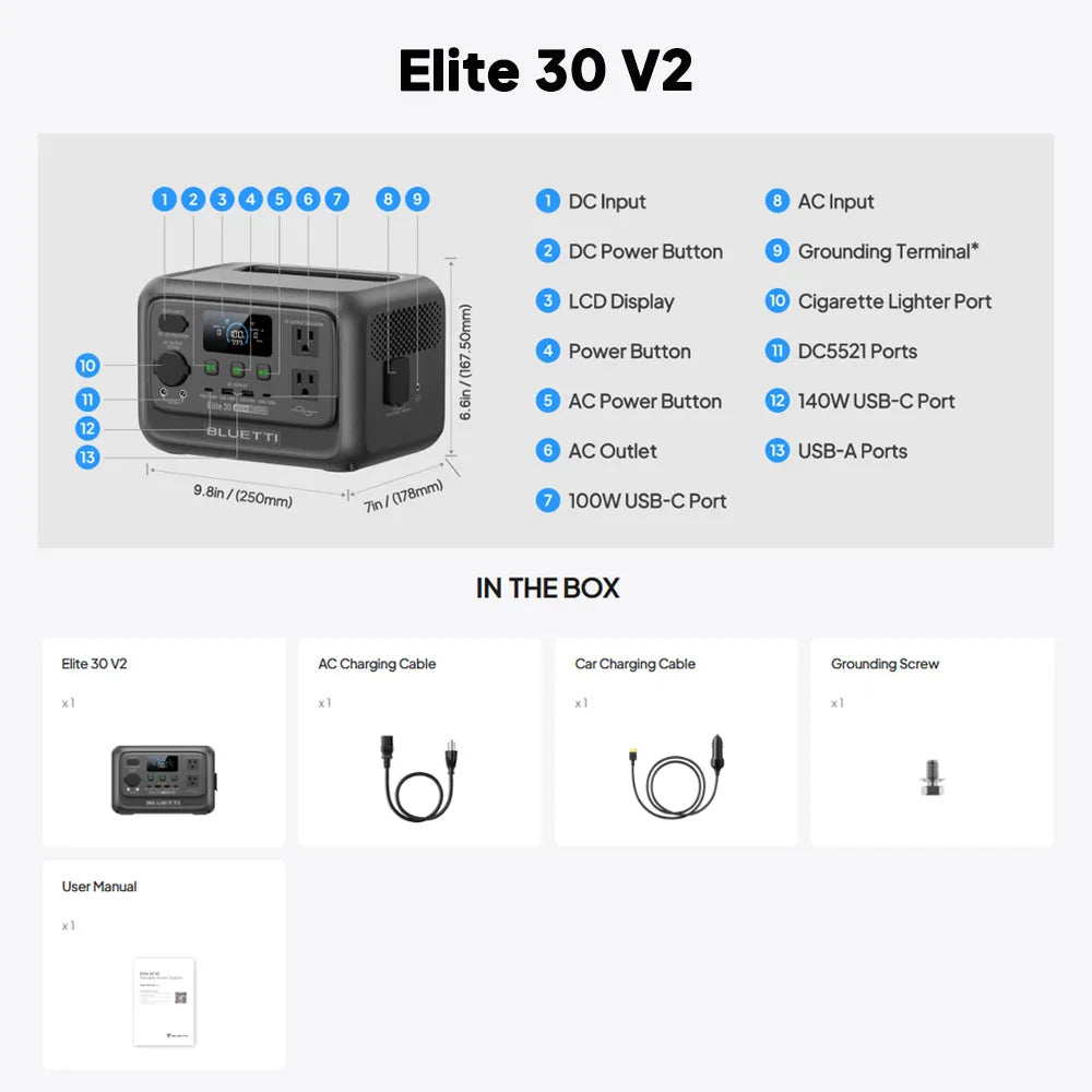 600W Portable Solar Power Station