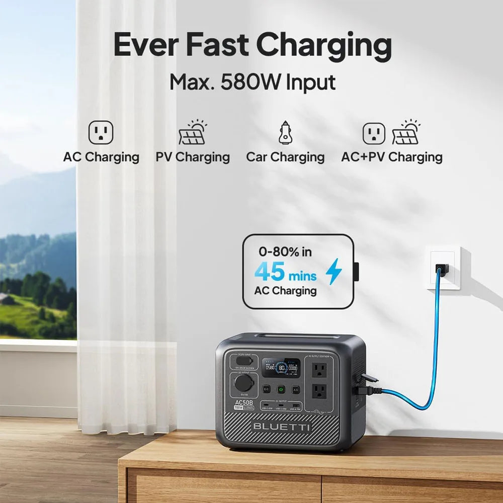 700w Portable Solar Generator