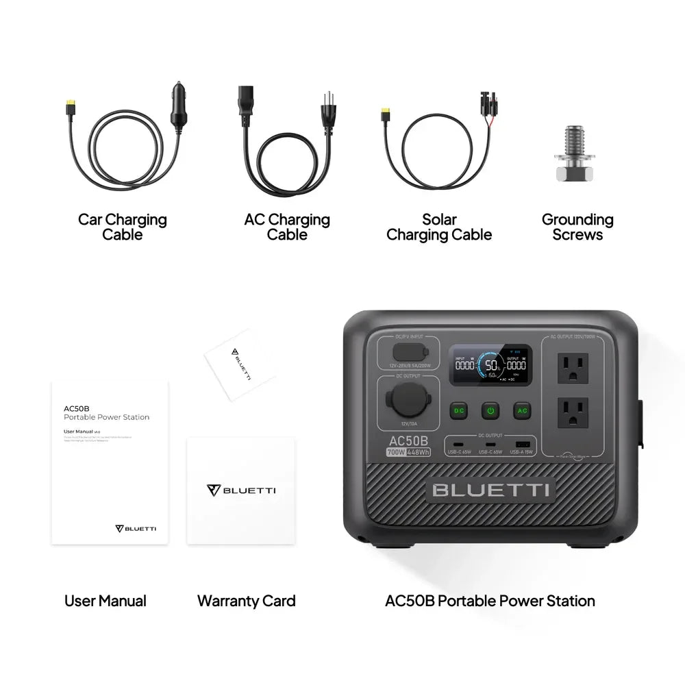 700w Portable Solar Generator