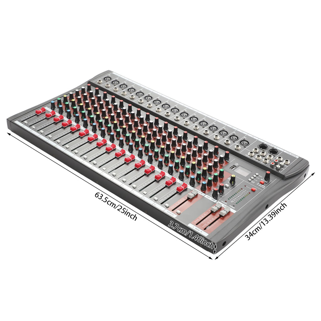 16 Channel Professional Audio Mixer