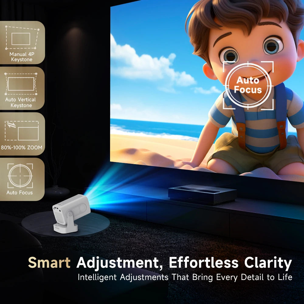 Auto Focus Home Projector