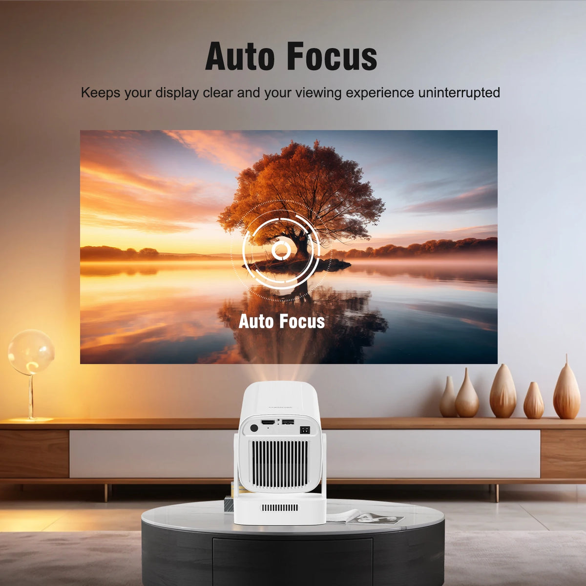 Auto Focus Home Projector