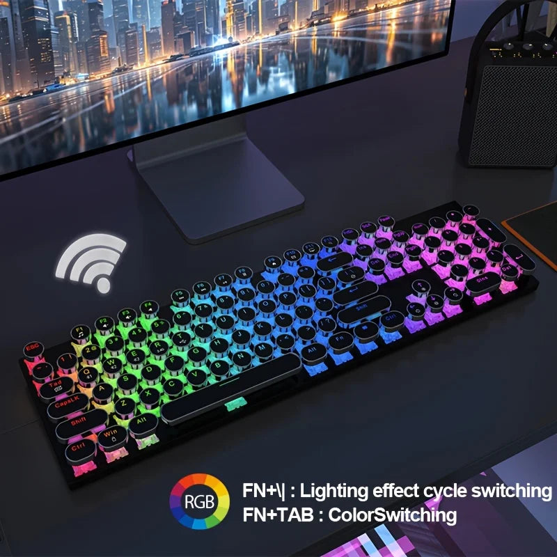 Wireless Punk Mechanical Keyboard