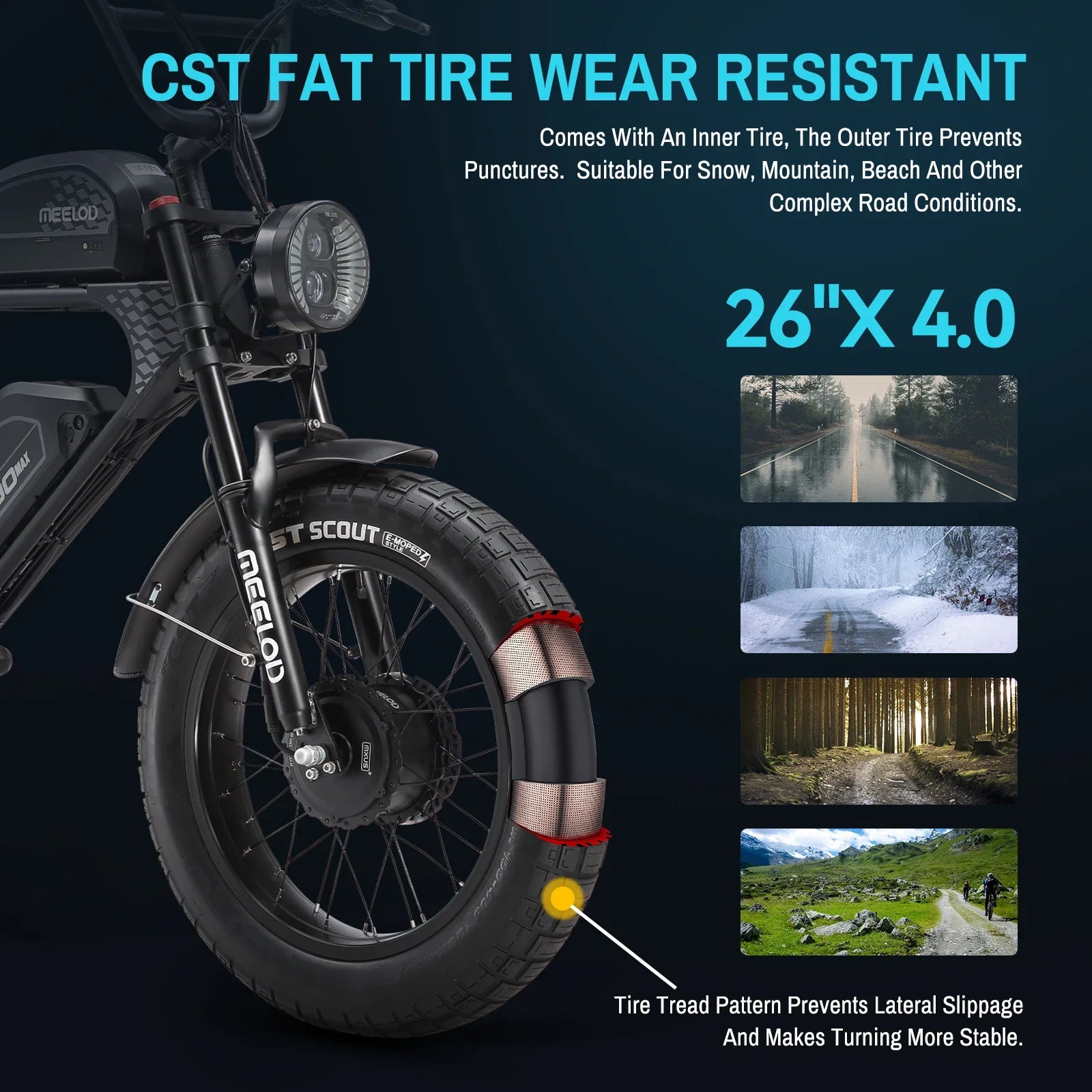Fat Tire E-Mountain bike