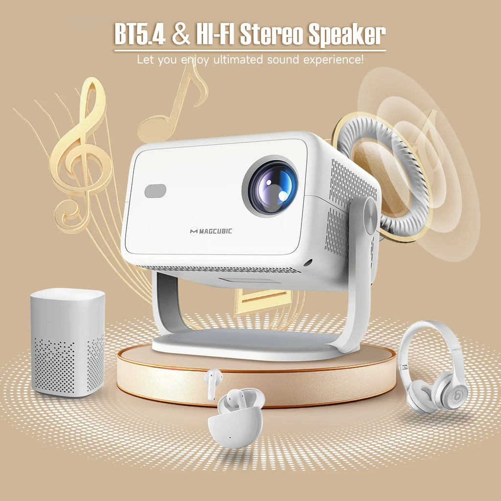 360° Portable Home Projector