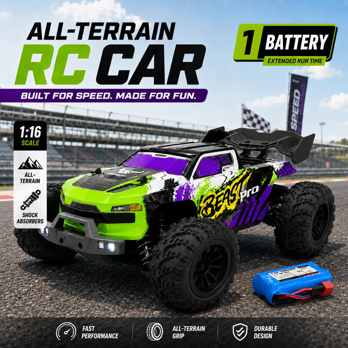 Remote Control Racing Truck