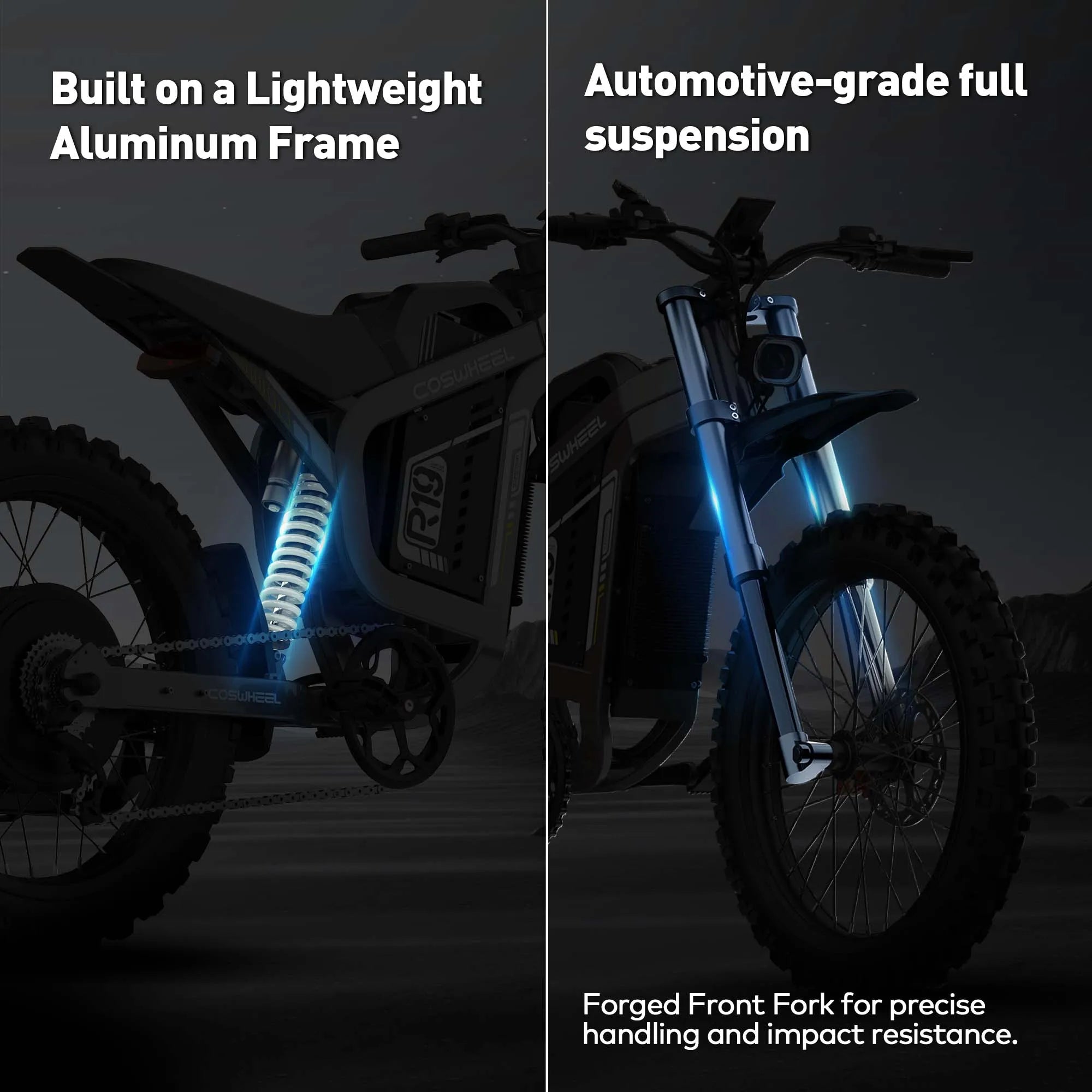 Off-Road Electric bike 9000W motor 72V 40AH Battery Electric Bicycle 124 miles off-road riding E-bike