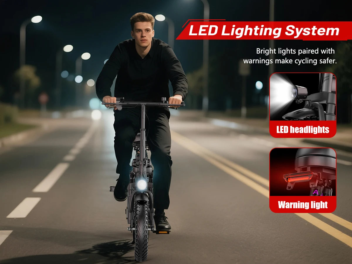 500w Foldable Adult Electric Bike