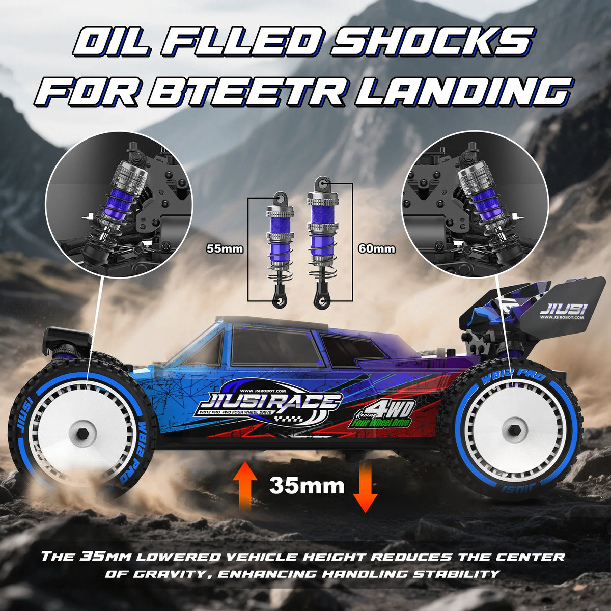 Remote Control 4WD High Speed Car