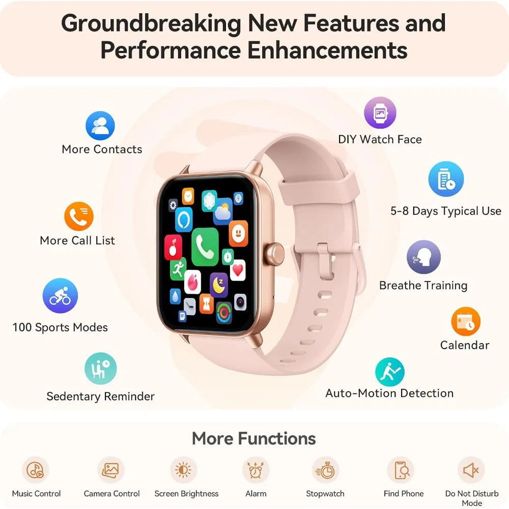 Waterproof Fitness Tracker with Built-in Alexa