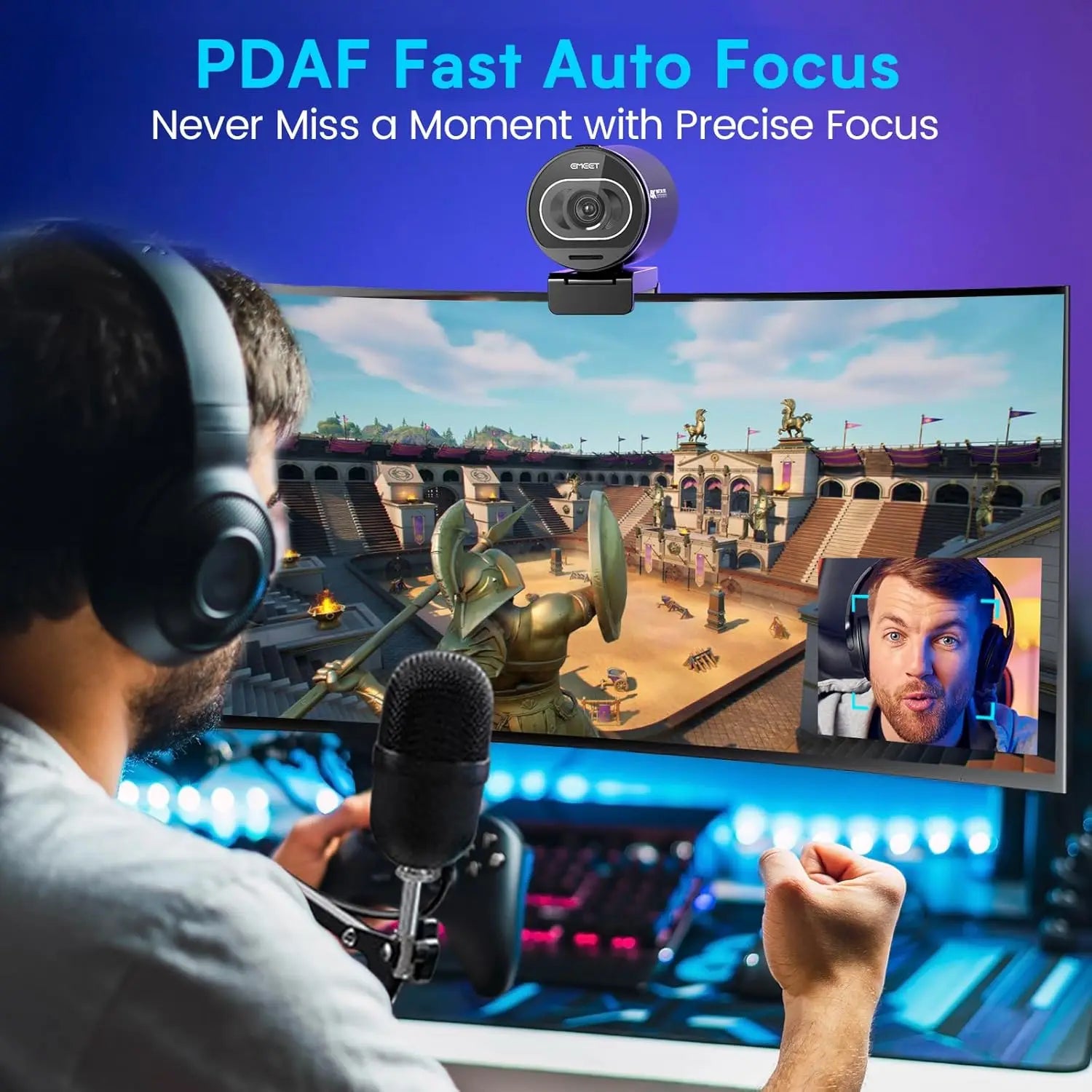 Streaming Webcam with Autofocus