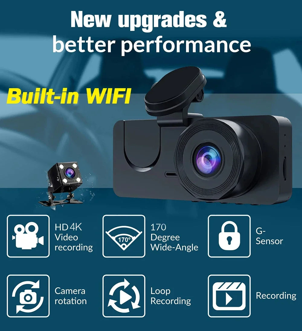 3 Channel Dash Cam