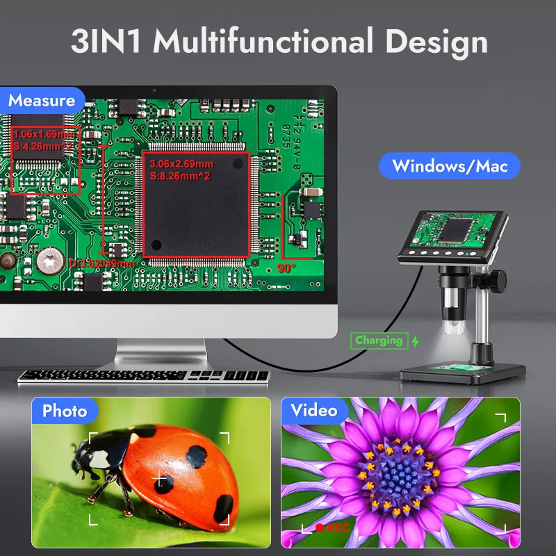 1000x Digital Microscope With PC View