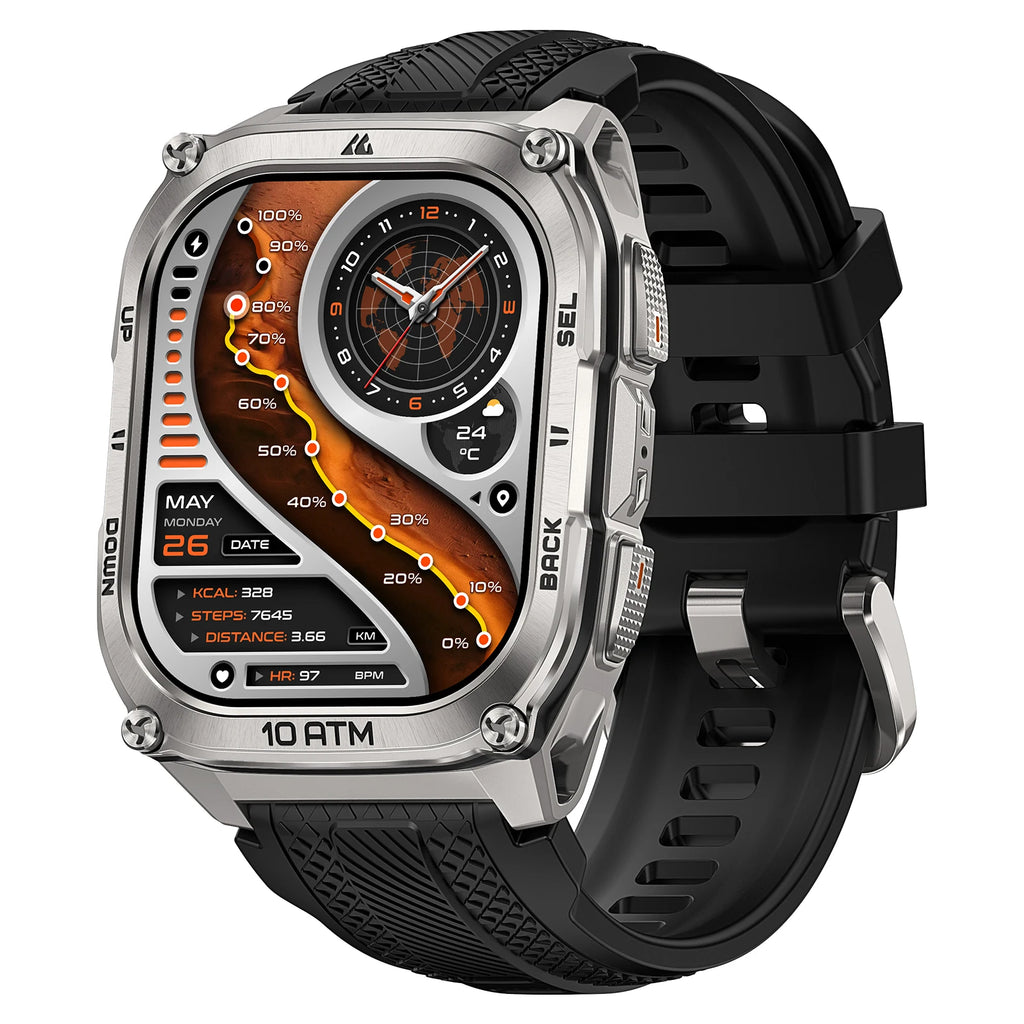 Stainless Steel Waterproof Smart Watch
