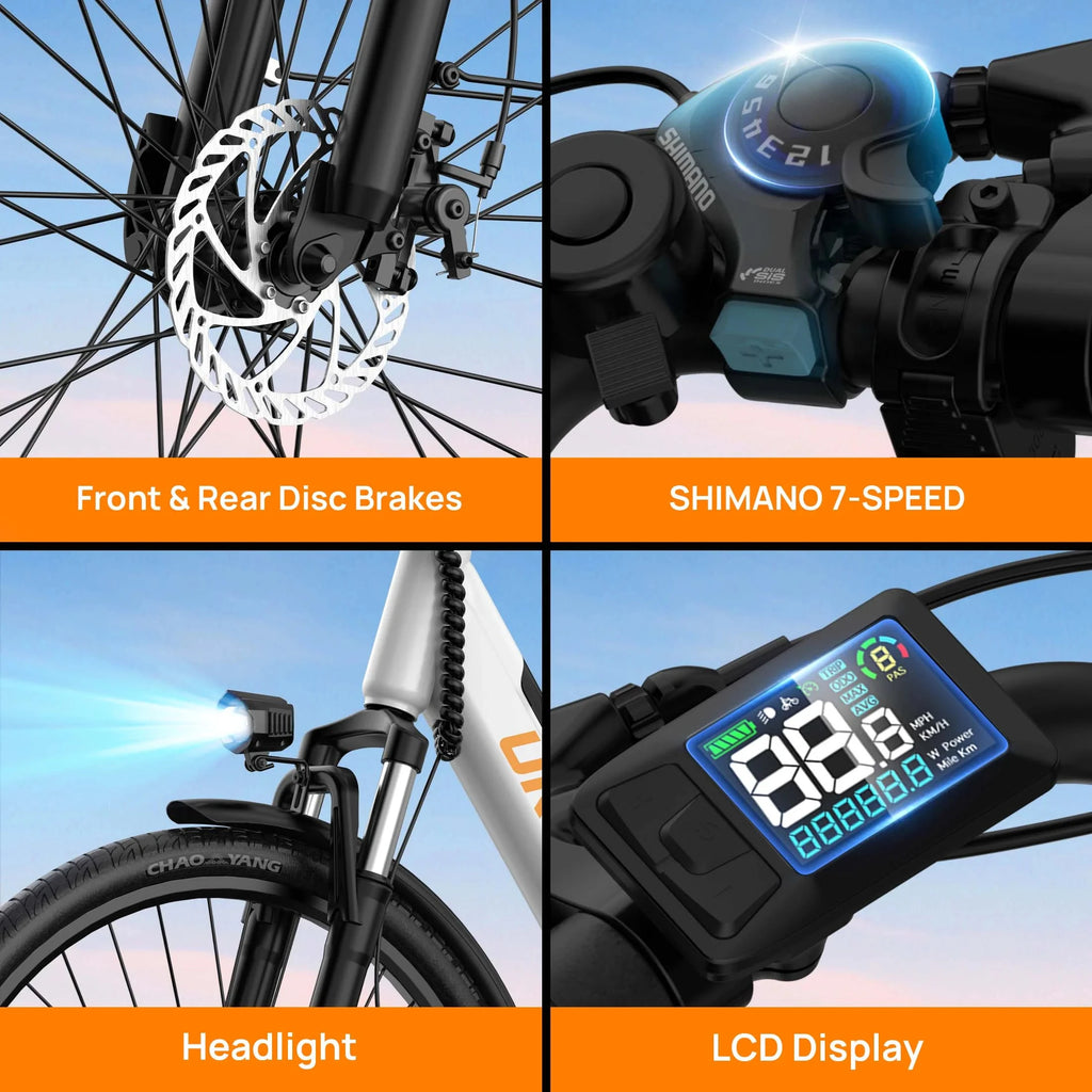 7-Speed Electric Bike