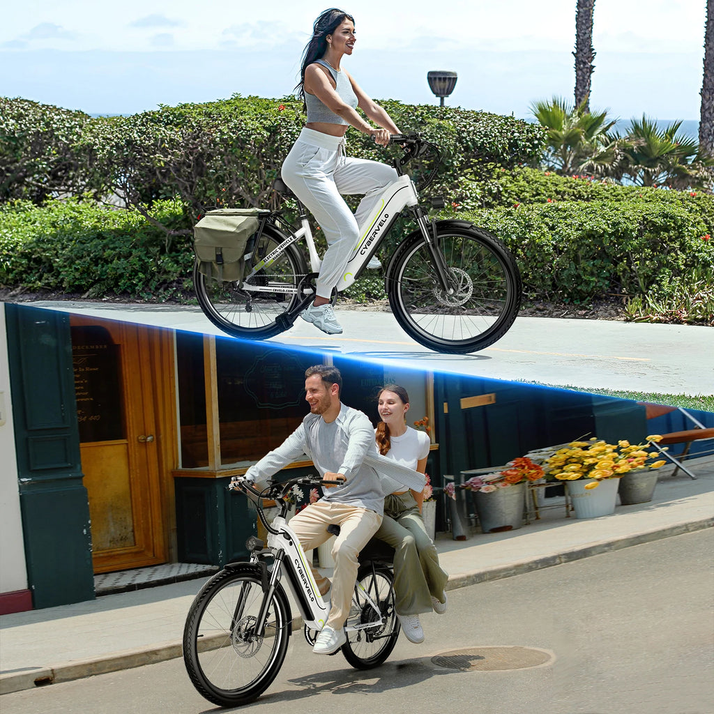 26" 7-Speed Shift Electric Bike for Adult