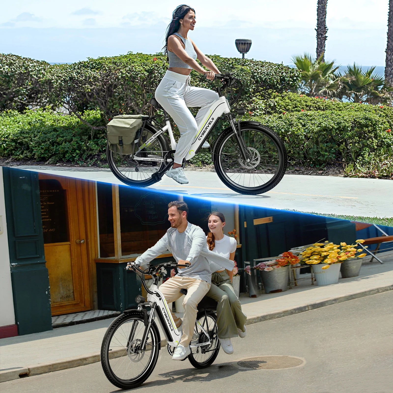 26" 7-Speed Shift Electric Bike for Adult