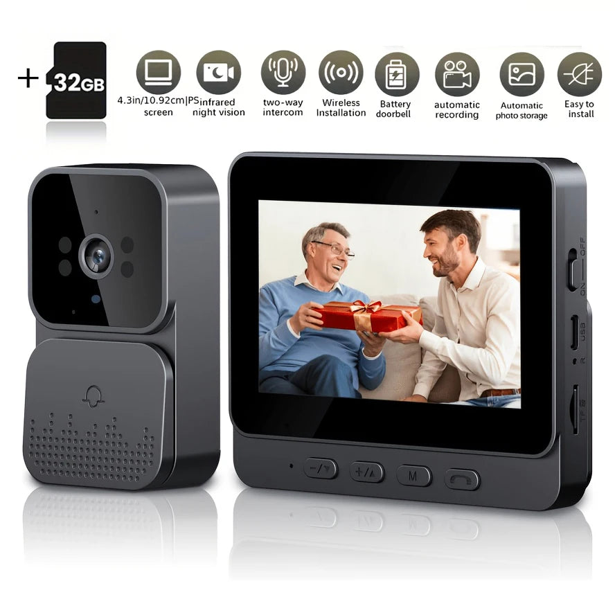Wireless Video Doorbell Camera