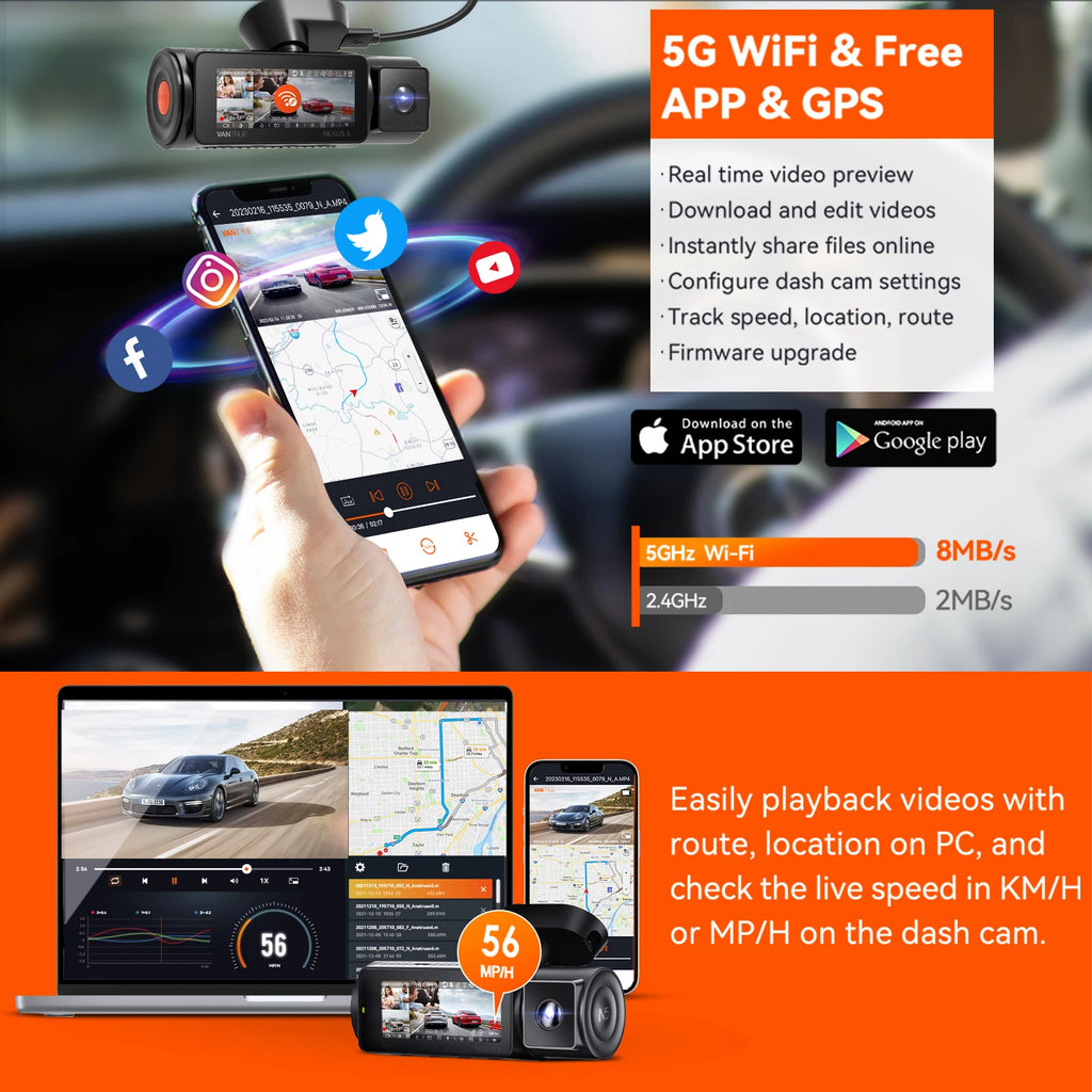 4 Channel Dash Cam With IR Night Vision