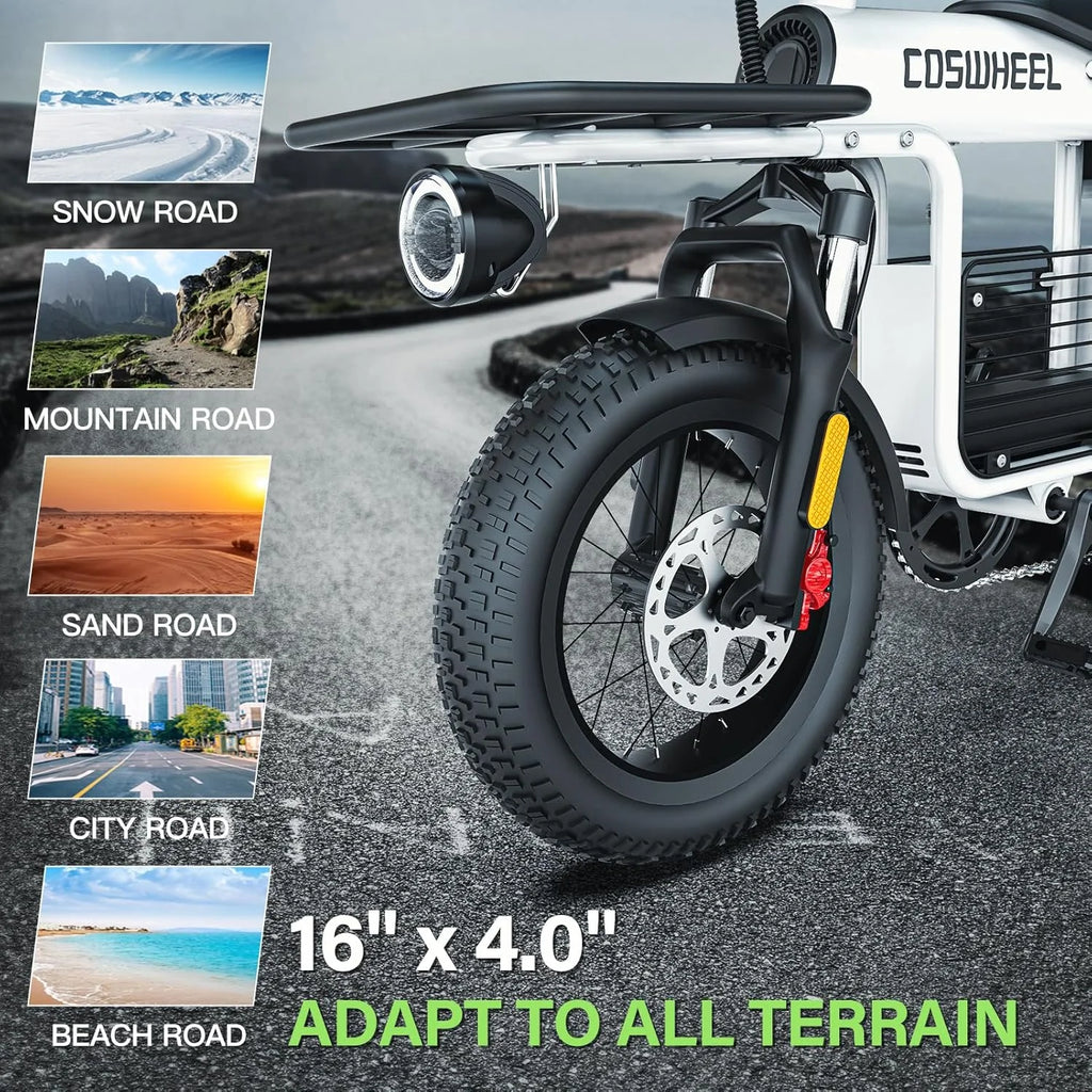 16-inch Fat Tire E-Mountain bike