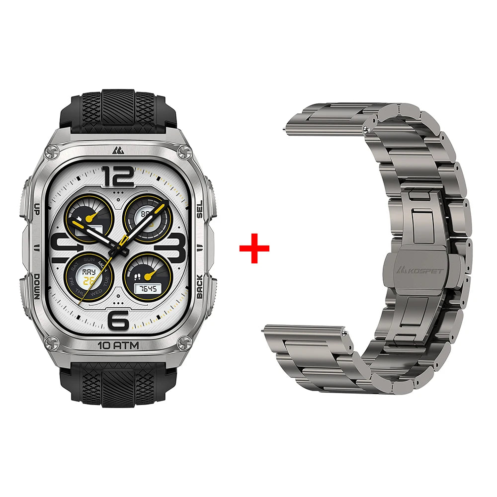 Stainless Steel Waterproof Smart Watch