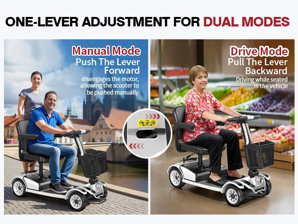 Foldable 4-Wheel Mobility Scooter