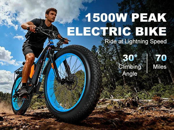 26" 1000w Electric Bike for Adults