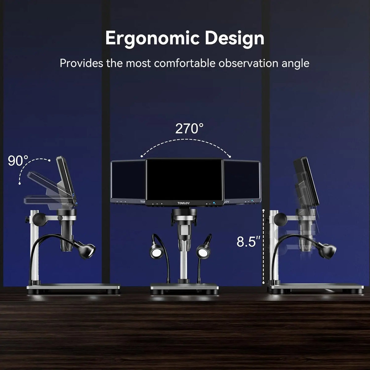 7" Electronic Digital Microscope