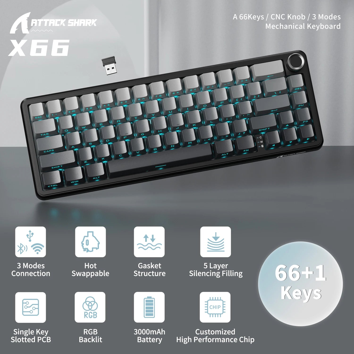 Wireless Mechanical Keyboard