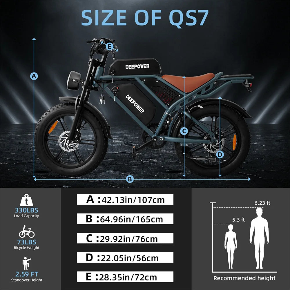 1500w Adult Off-Road Electric Bike