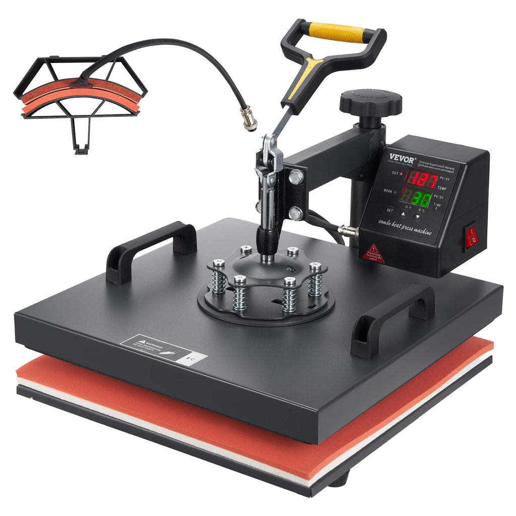 Multi-functional Heat Press w/360° Swing-Away