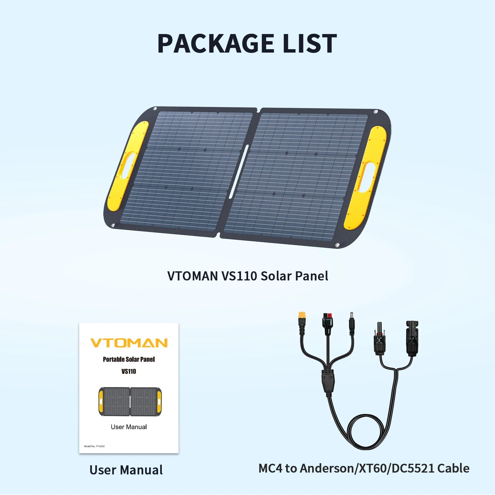 110w Portable Solar Panel