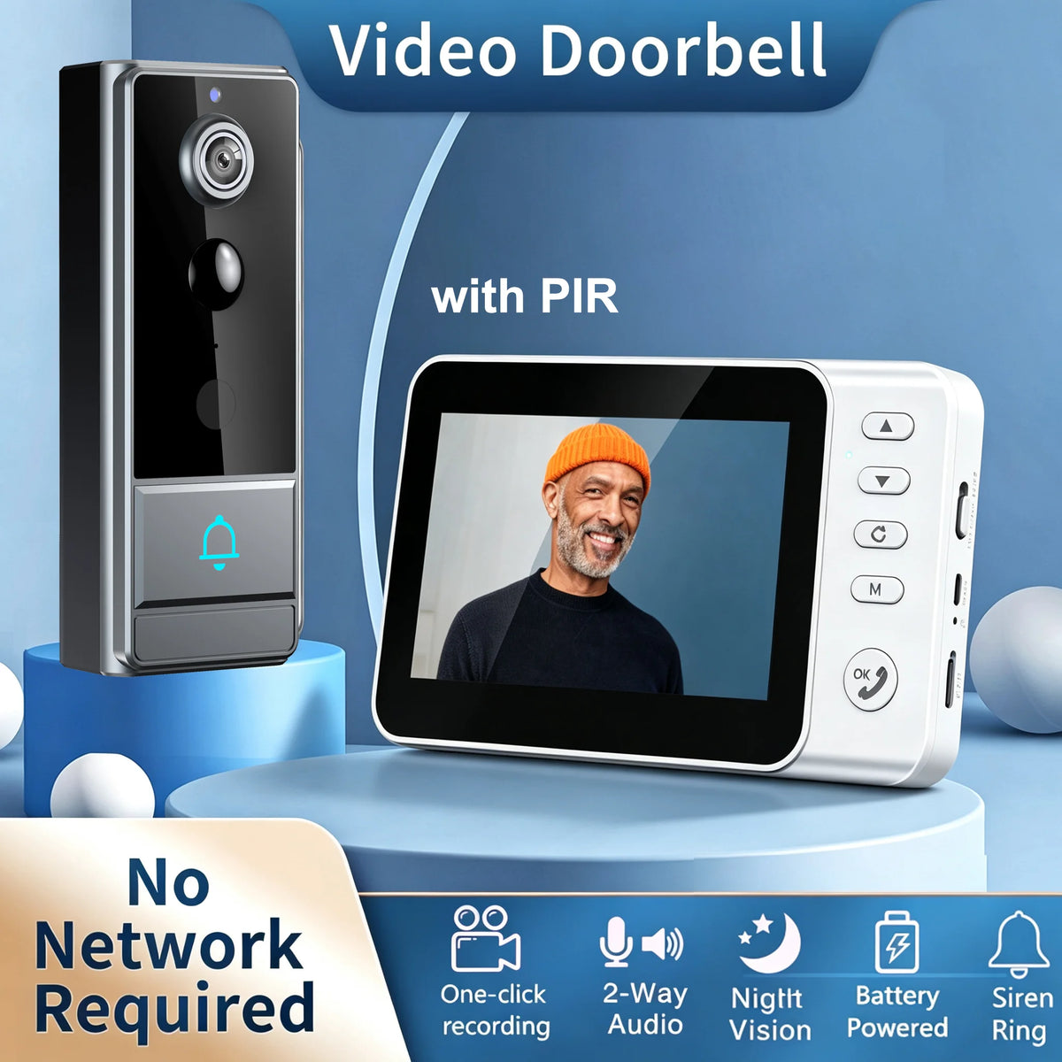 Video Doorbell Camera No Subscription