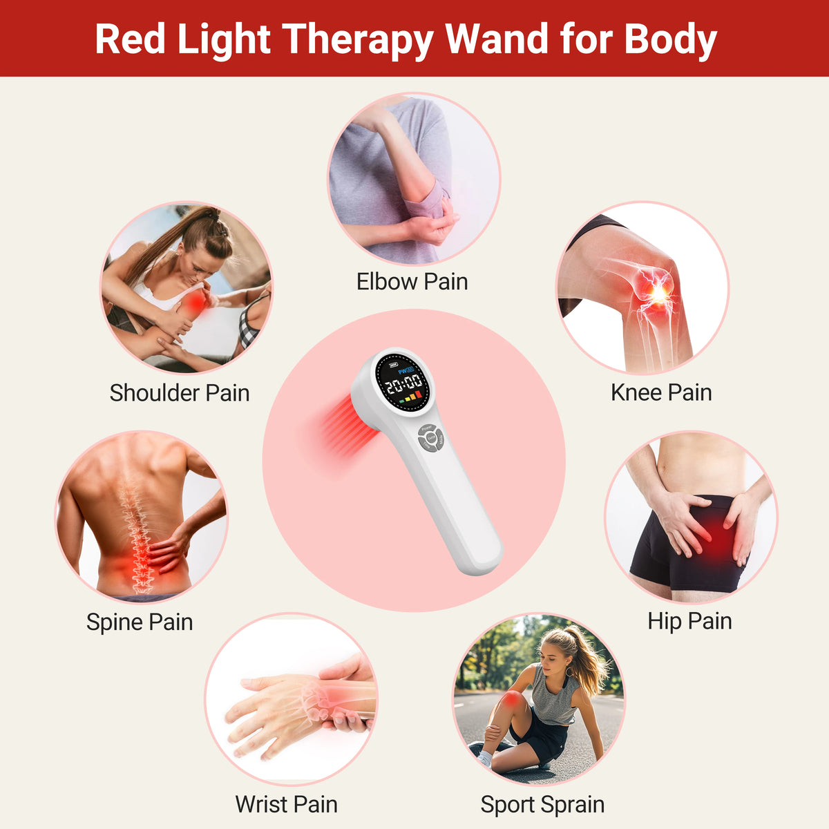 Infrared Light Therapy Wand