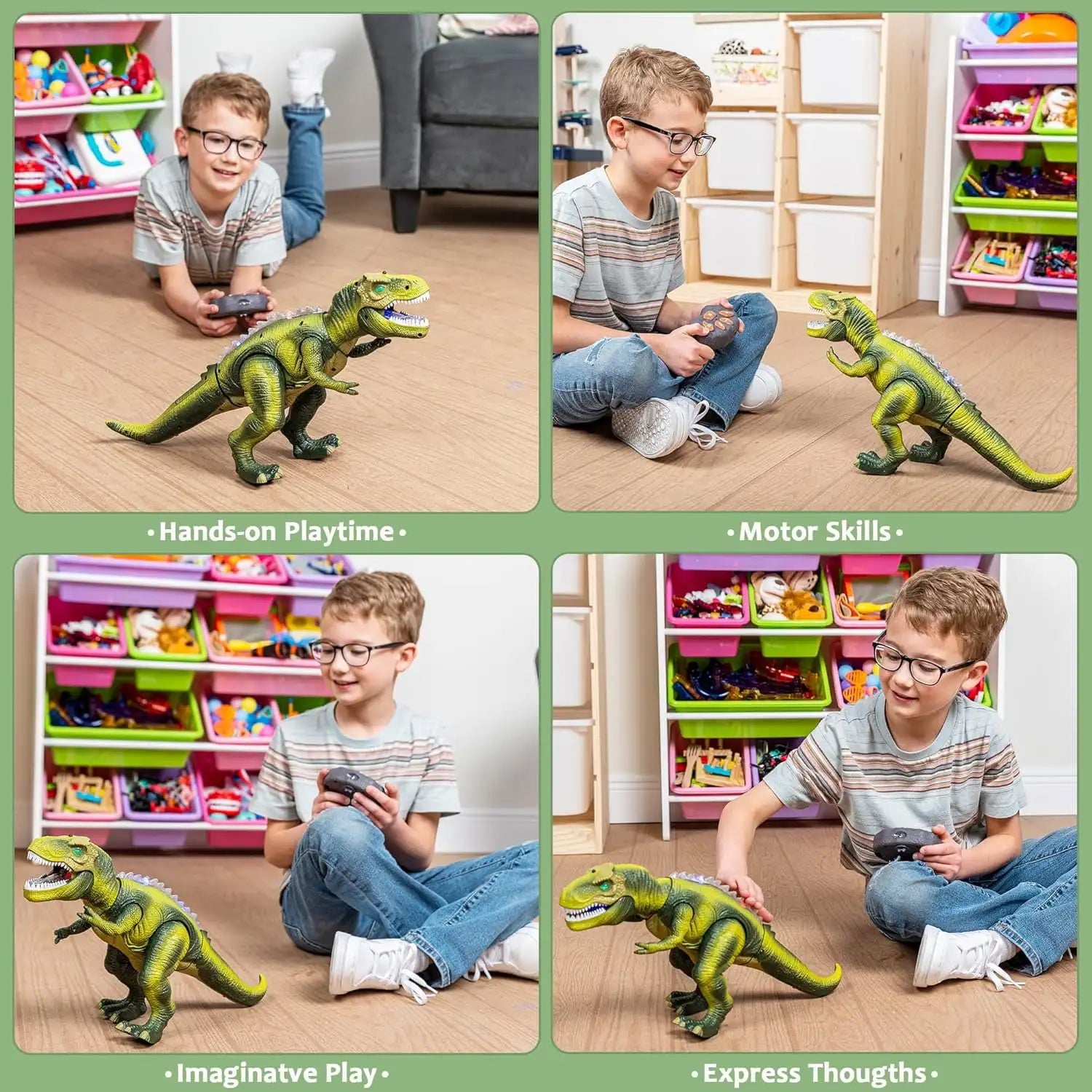 Remote Control Walking Dinosaur