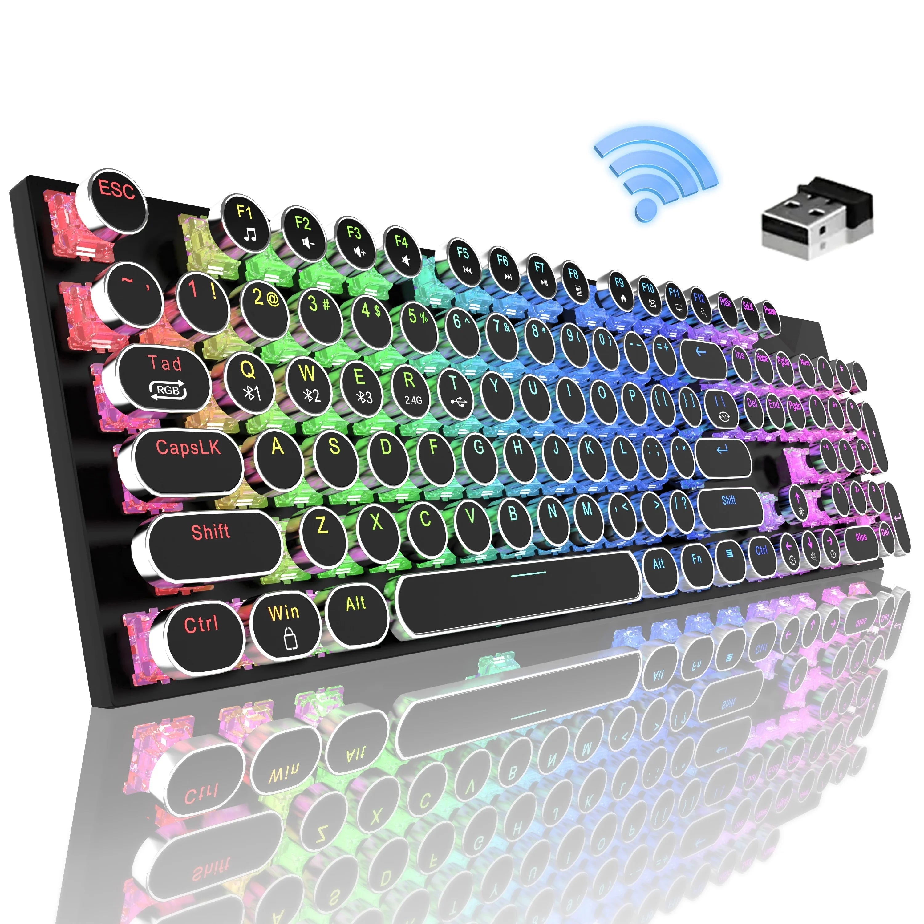 Wireless Punk Mechanical Keyboard