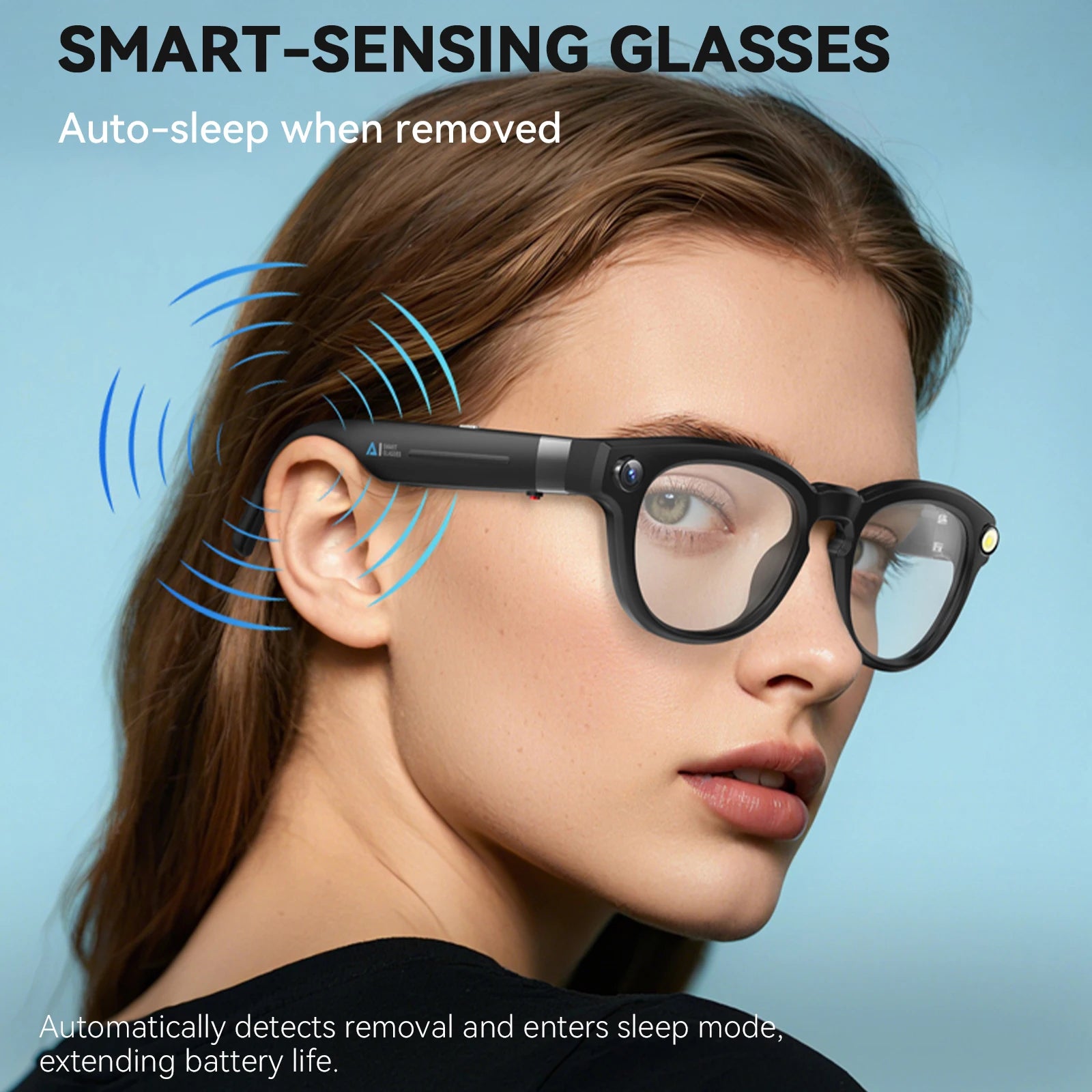 Smart Glasses  With AI Voice Translate