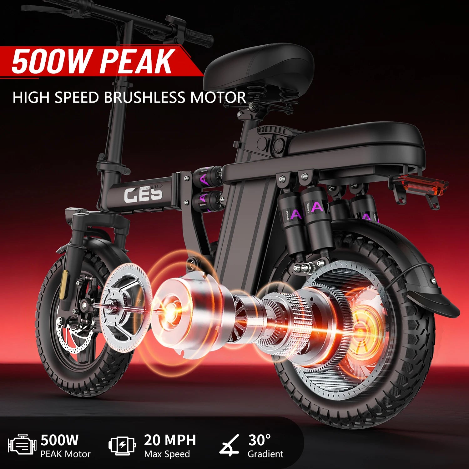 500w Adults Electric Bike