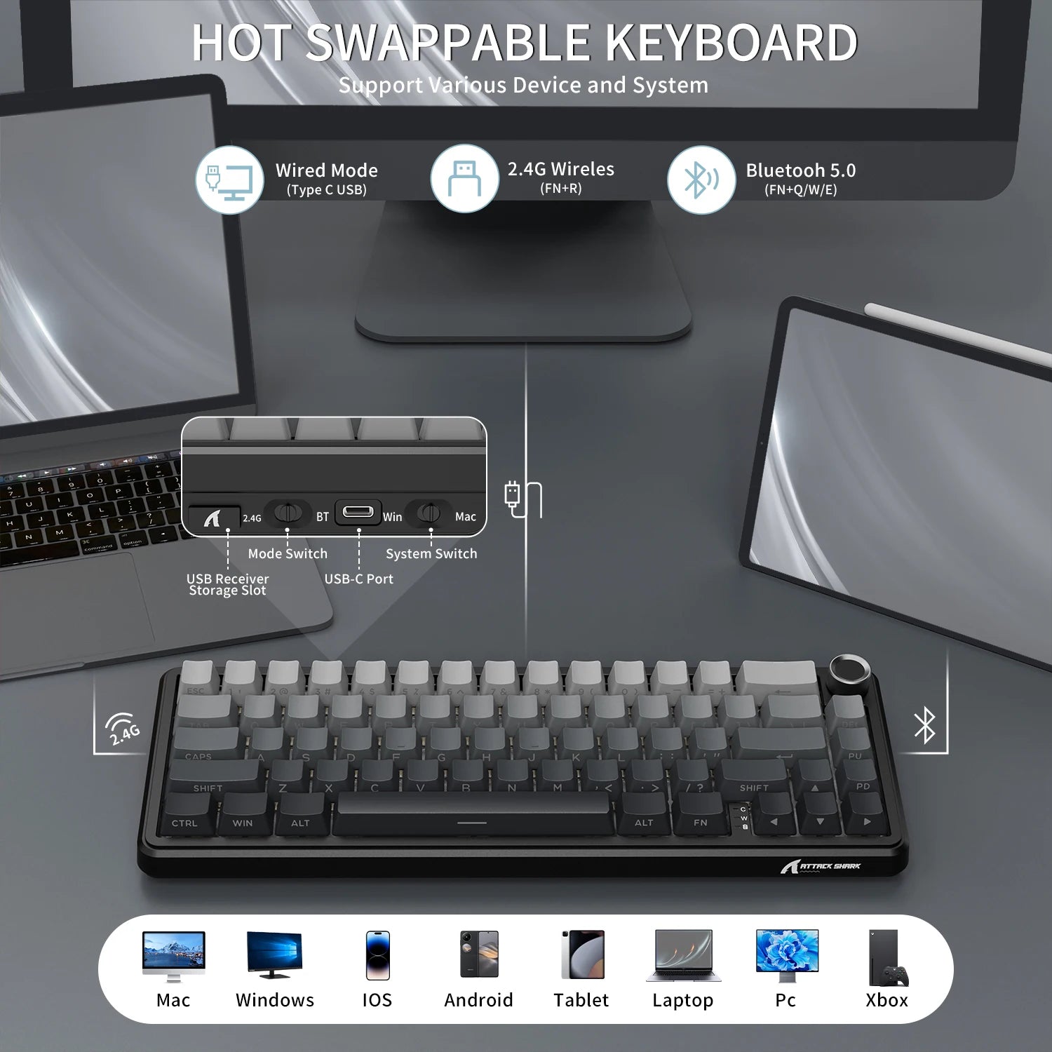 Wireless Mechanical Keyboard