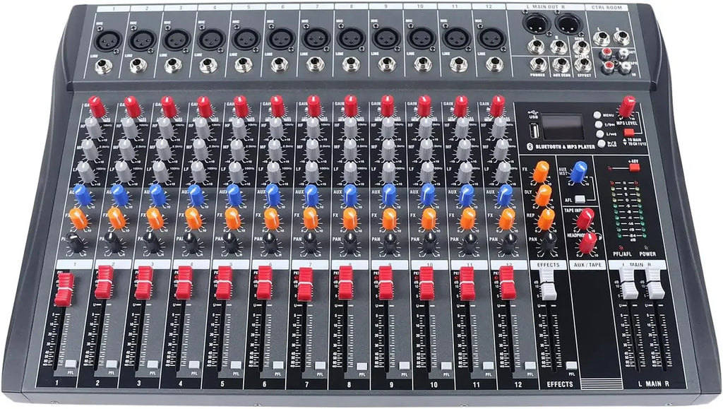 12-channel Professional  Audio Mixer