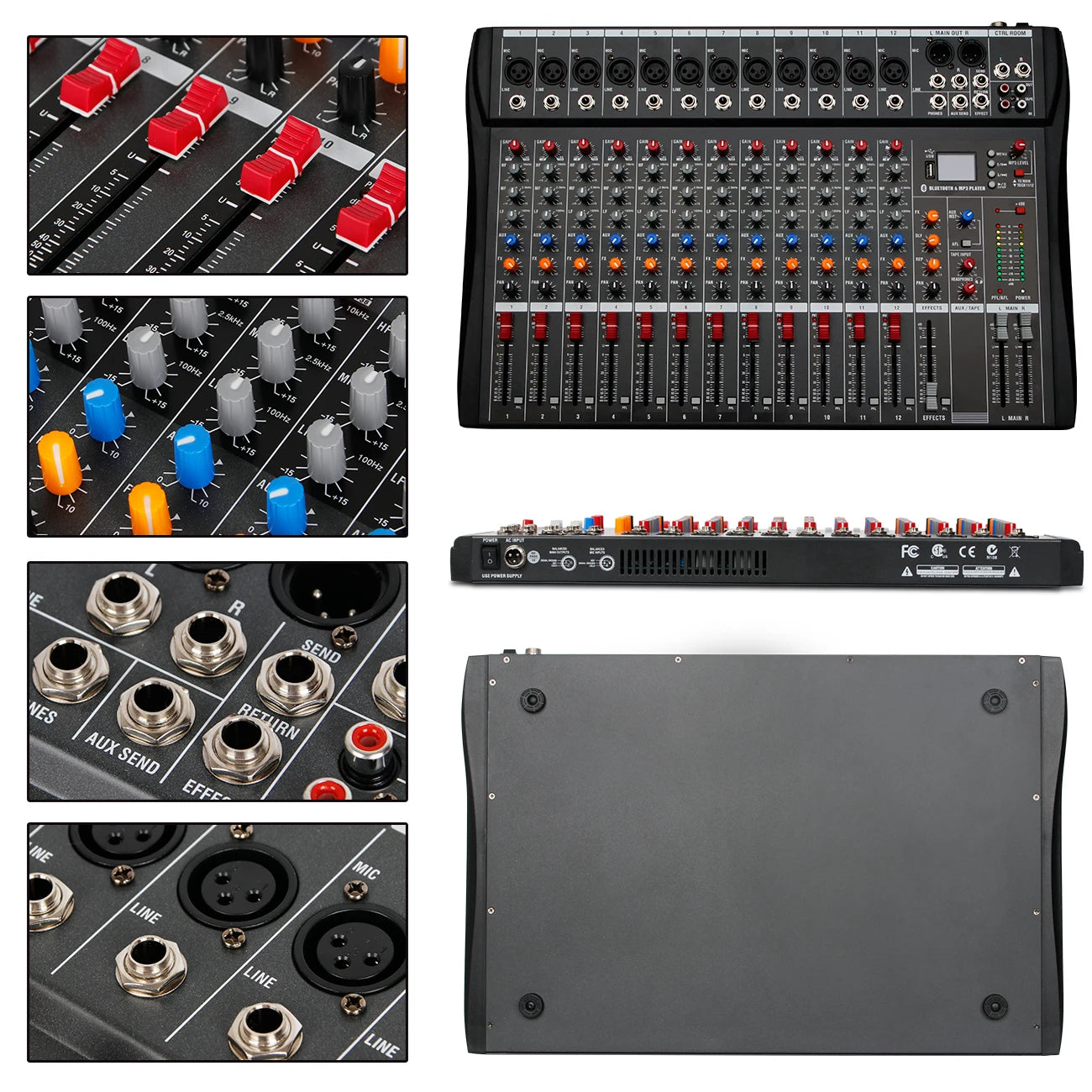 12 Channel Mixing Console
