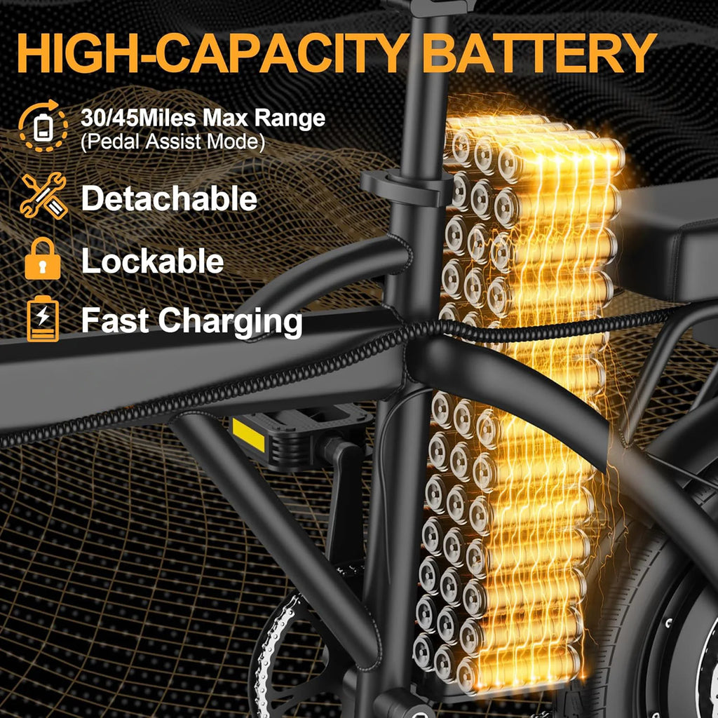500w Foldable Electric Bike