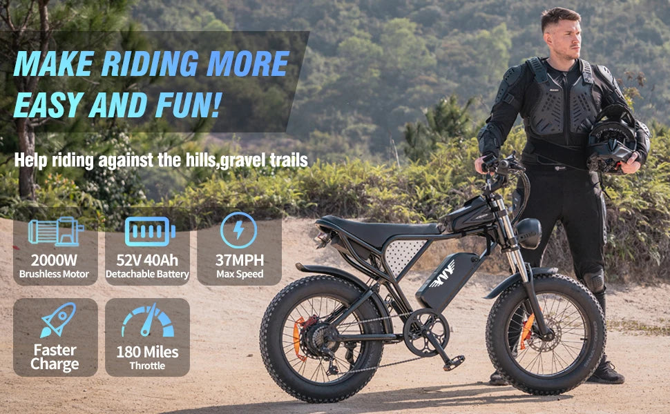 Fat Tire Mountain Bike