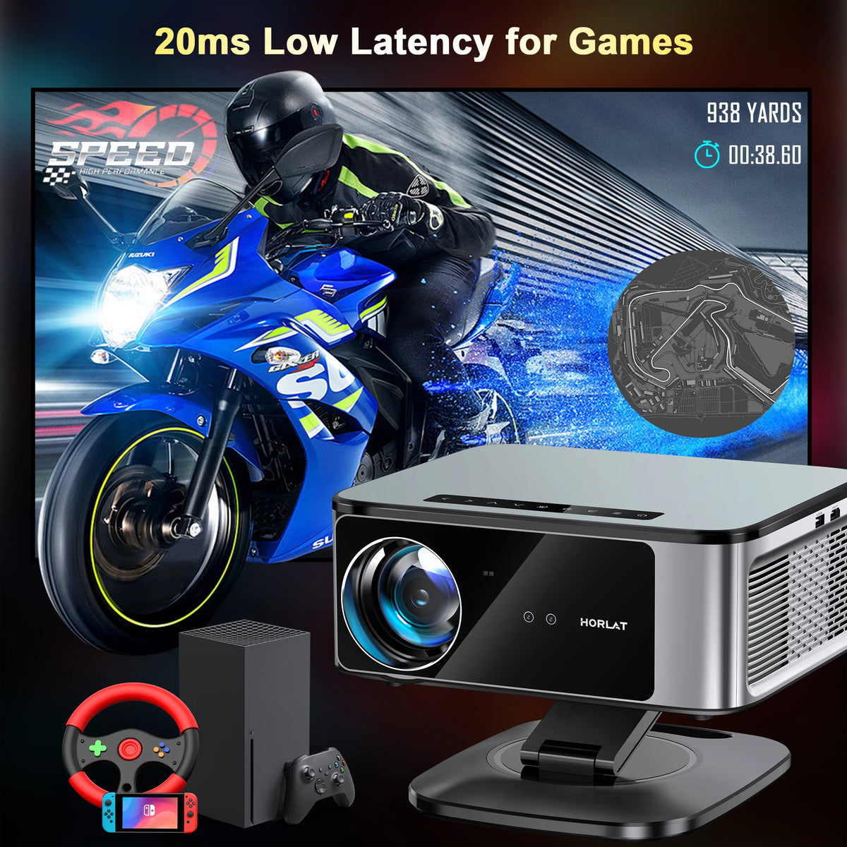 4K Full HD Home Beam Projector